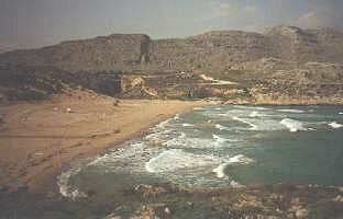 Agathi-Beach im April