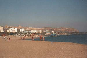 Faliraki beach