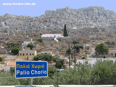Das Dorf Chorio auf Chalki