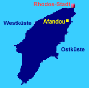 Inselkarte mit Afandou