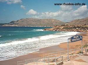 Der Strand von Pefki