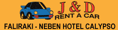 Infos zur Autovermietung J&D Rent A Car, Faliraki - Rhodos