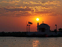 Sonnenaufgang in Faliraki, Rhodos